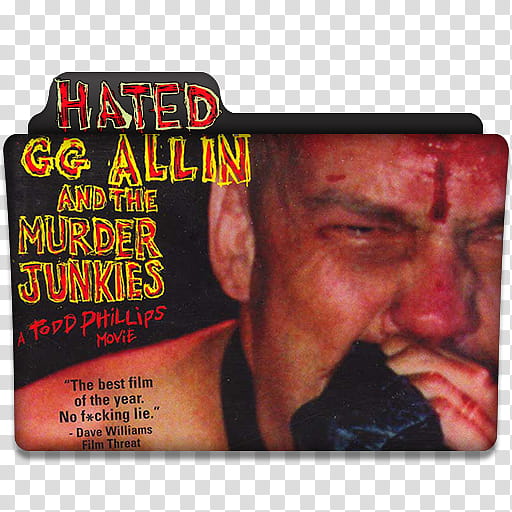 Hated GG Allin and the Murder Junkies Folder Icon transparent background PNG clipart