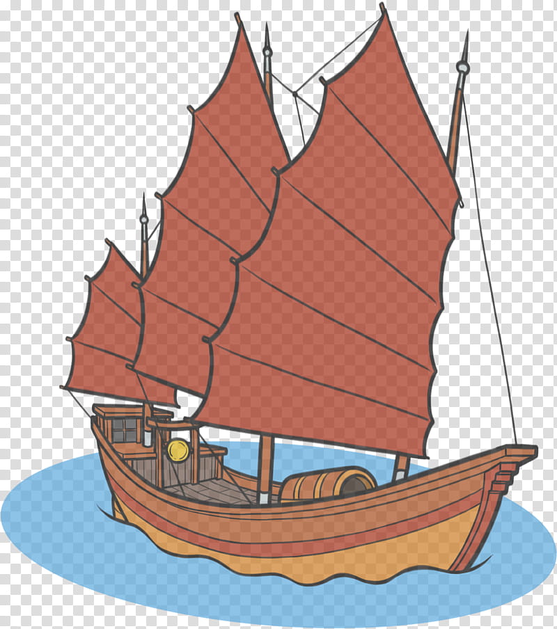 sailing ship boat sail sailboat vehicle, Mast, Watercraft, Lugger, Caravel transparent background PNG clipart