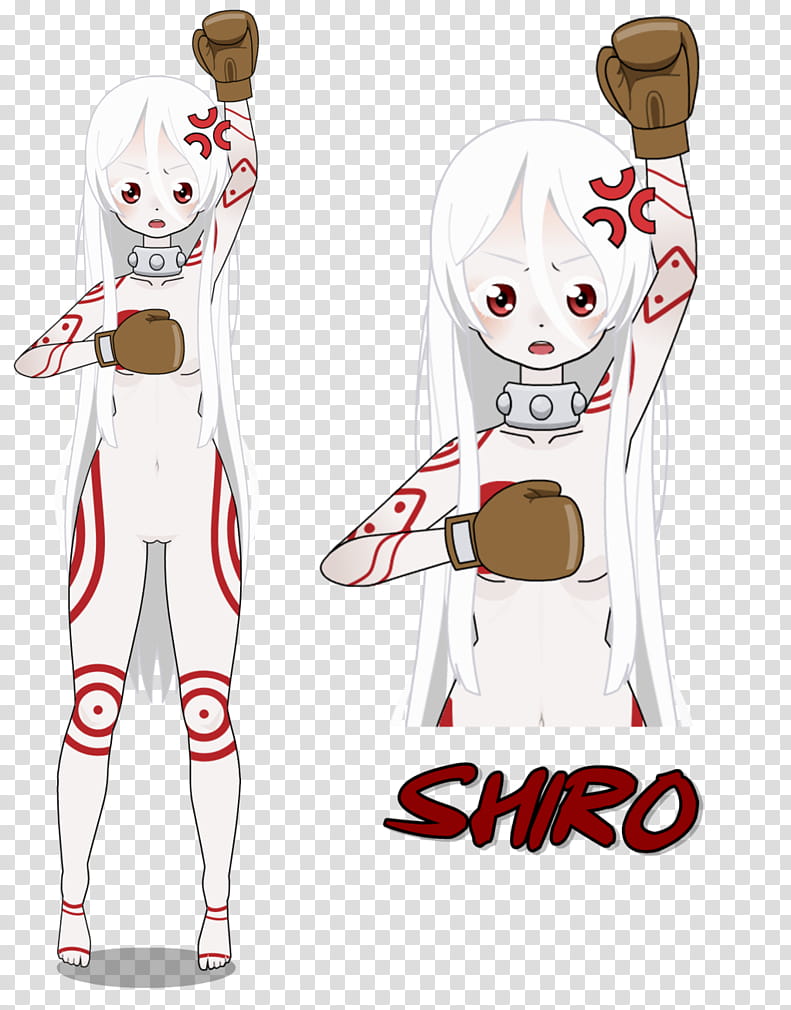 Shiro in Kisekae [Deadman Wonderland] transparent background PNG clipart
