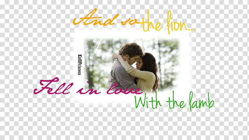 And so the lion fell in love with the lamb transparent background PNG clipart