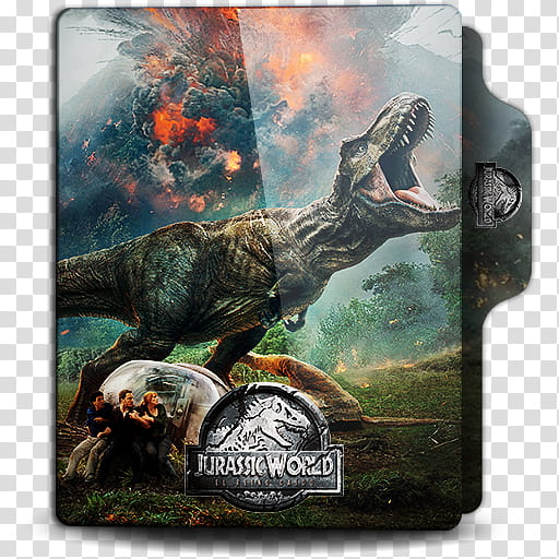 Jurassic World Fallen Kingdom  folder icon, Templates  transparent background PNG clipart