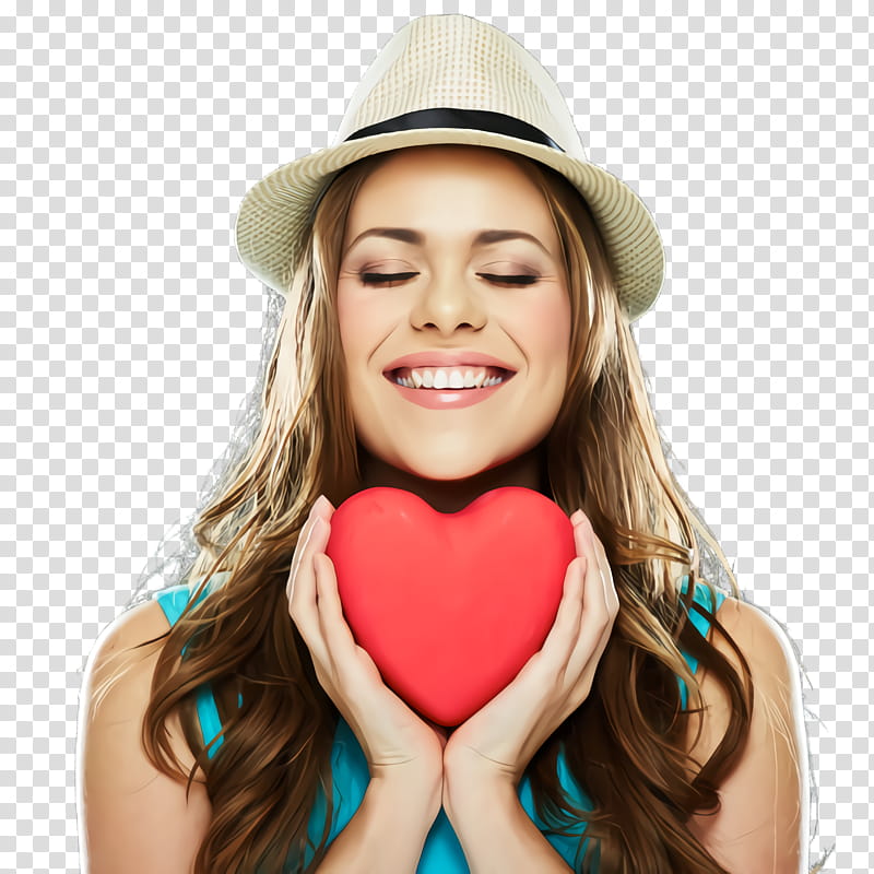 skin hat lip neck sun hat, Smile, Fashion Accessory, Headgear, Heart, Love transparent background PNG clipart