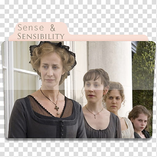 Sense and Sensibilty Folder Icon transparent background PNG clipart