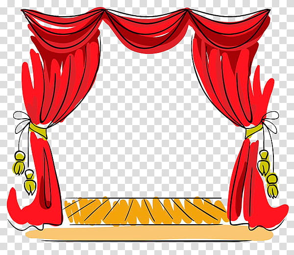 Red Background Frame, Theatre, Musical Theatre, Stage, Performance, Art