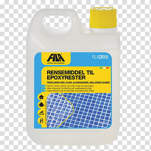 Fila Cr 10 Epoxcyfjerner Yellow, Tile, Detergent, Fila Cleaner Concentrated Neutral Detergent, Cleaning, Fila Filabrio 05 Litre Universal Detergent, Stain, Grout transparent background PNG clipart