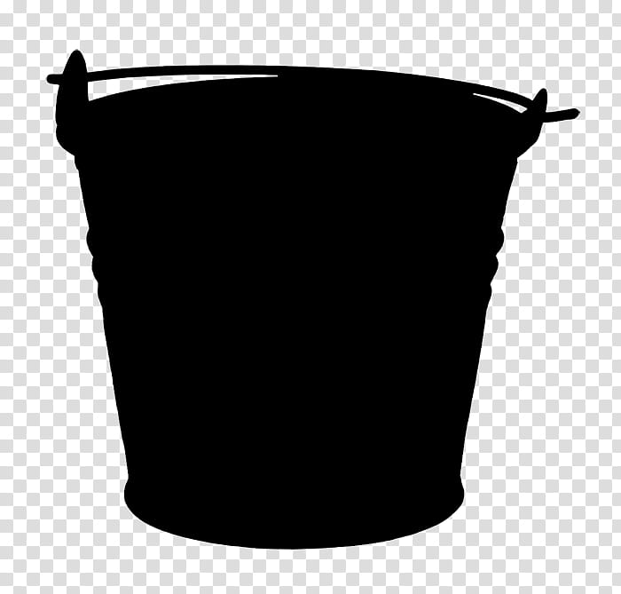 Black M Black, Bucket, Blackandwhite, Bin Bag transparent background PNG clipart