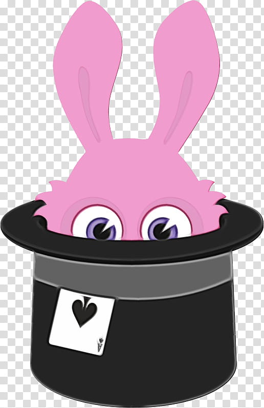 Easter Bunny, Hare, European Rabbit, Magic, Cartoon, Ili Pika, Leporids, Pink transparent background PNG clipart