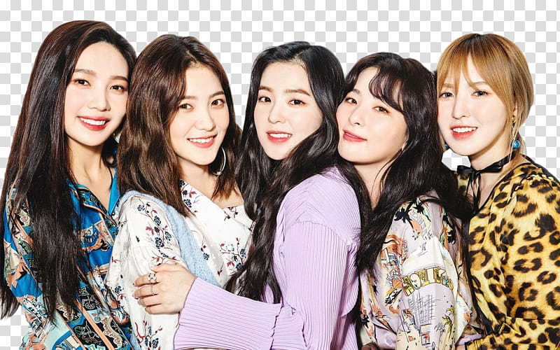 Red Velvet Vogue Girl Japan, Red Velvet group transparent background PNG clipart