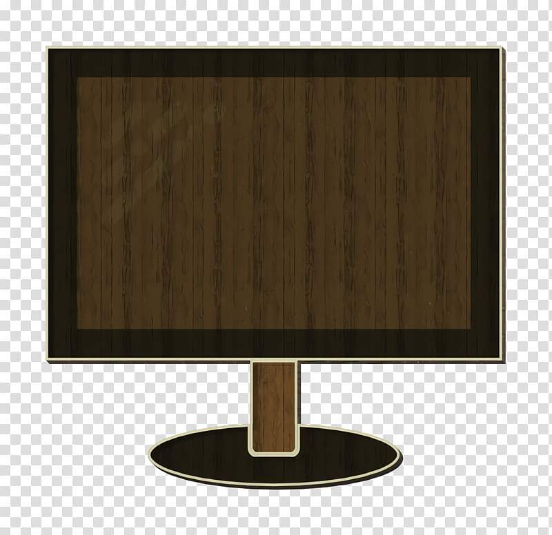Monitor icon Technology Elements icon, Brown, Computer Monitor, Computer Monitor Accessory, Output Device, Flat Panel Display, Rectangle, Screen transparent background PNG clipart