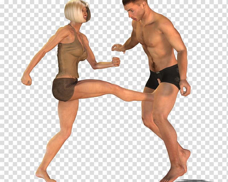 ballbust kick, woman kicking man illustration transparent background PNG clipart