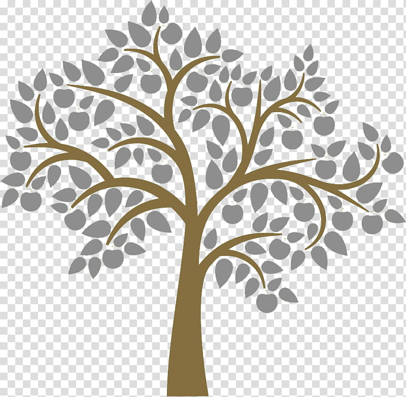 Apple Tree Drawing, Leaf, Flora, Branch, Plant, Plant Stem, Twig transparent background PNG clipart