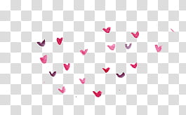 pink heart illusrtation transparent background PNG clipart