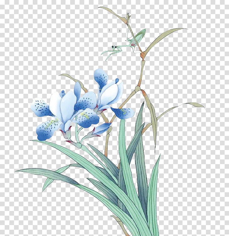 Flowers, Birdandflower Painting, Chinese Painting, Watercolor Painting, Gongbi, Landscape Painting, Plant, Flora transparent background PNG clipart