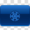 Verglas Icon Set  Oxygen, Snow Flake, blue snowflake transparent background PNG clipart