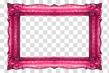 Render again, ornate red frame transparent background PNG clipart