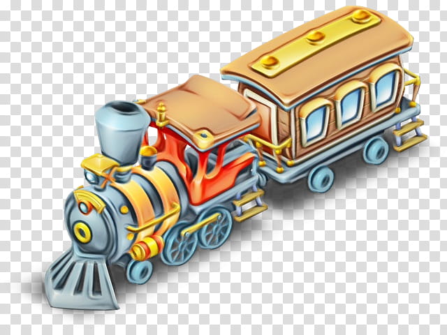 transport mode of transport train vehicle rolling, Watercolor, Paint, Wet Ink, Rolling , Locomotive, Railroad Car, Motor Vehicle transparent background PNG clipart