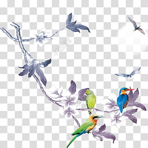 Watercolor Plant, Pigment, Watercolor Painting, April Partenaires, Bird, Bluebird, Perching Bird, Coraciiformes transparent background PNG clipart thumbnail