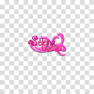 texto de selena gomez transparent background PNG clipart thumbnail