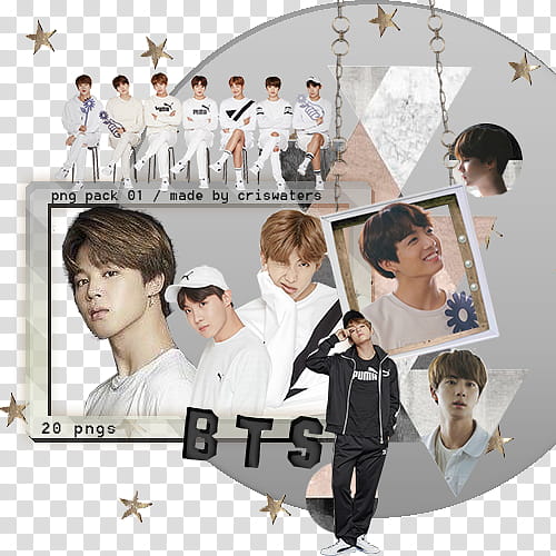 BTS for PUMA, BTS boy band transparent background PNG clipart