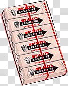 , Wrigley's Spearmint gum boxes illustration transparent background PNG clipart