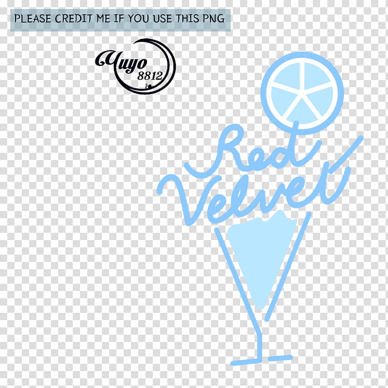 RED VELVET POWER UP, blue text overlay transparent background PNG clipart