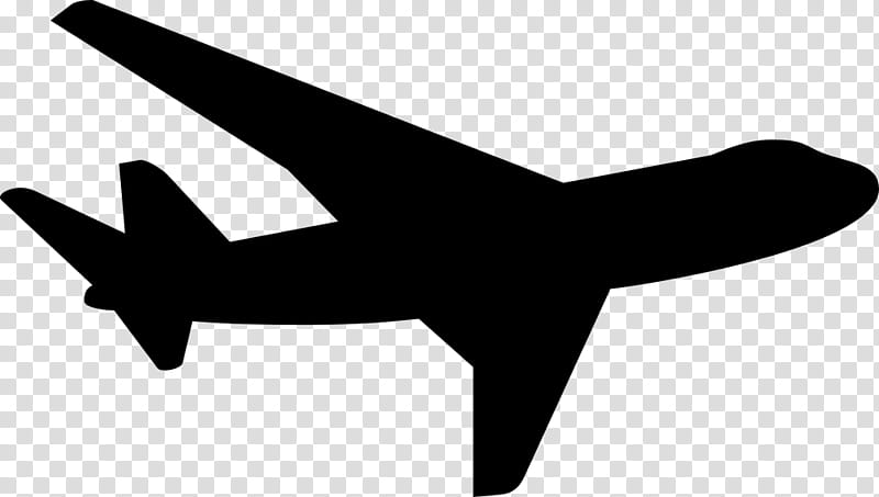 Airplane Silhouette, Aircraft, Air Travel, Drawing, Jet Aircraft, Boeing 737 MAX, Vehicle, Aviation transparent background PNG clipart