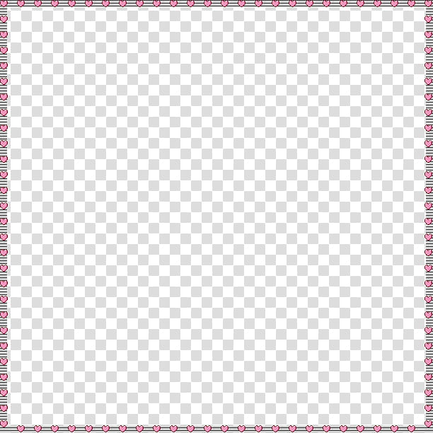 Marcos en, pink hearts borderline illustration transparent background PNG clipart