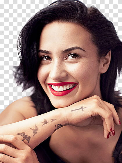 Demi Lovato, smiling Demi Lovato transparent background PNG clipart