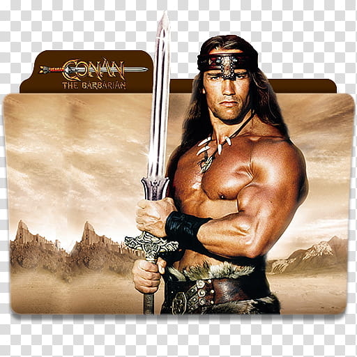 s s Movie Folder Icon , Conan the Barbarian  transparent background PNG clipart