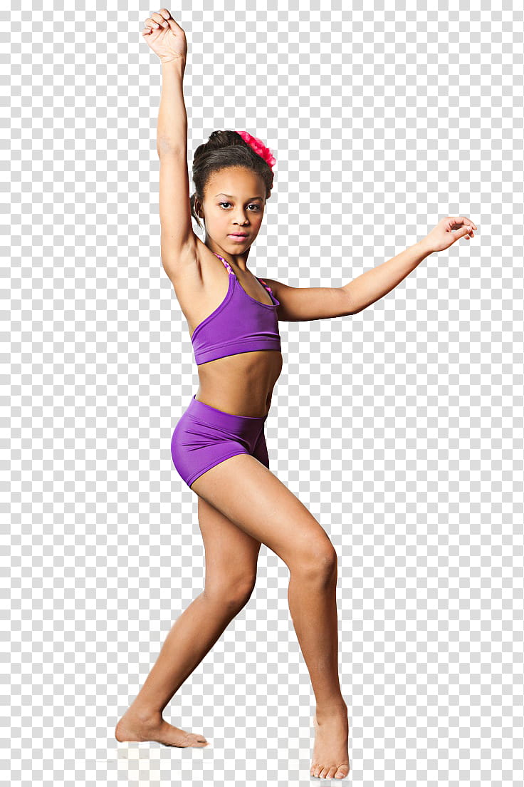 Dance Moms Renovado Parte , girl in purple sports bra and cycling set transparent background PNG clipart