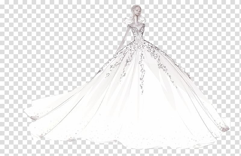 Wedding Dress Drawing, Wiki Dress Black White M, Gown, Line Art, Beauty, Black And White
, Joint, Bridal Clothing transparent background PNG clipart