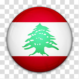 World Flag Icons, flag of Lebanon transparent background PNG clipart
