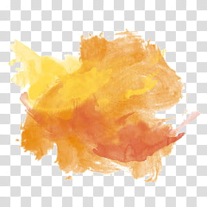 ORANGES oh my, orange and yellow paint illustration transparent background PNG clipart