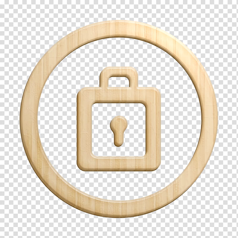 linecon icon lock icon pass icon, Password Icon, Round Icon, Safety Icon, Beige, Brass, Circle, Symbol transparent background PNG clipart