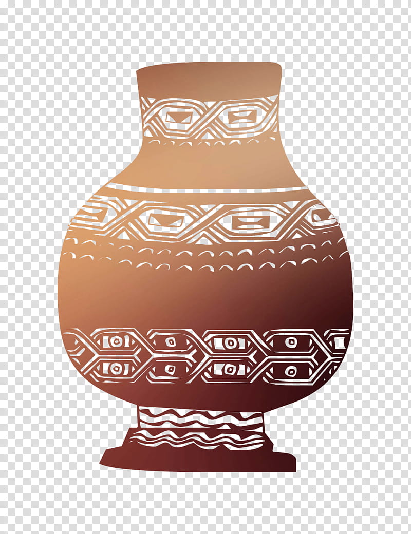 Vase Vase, Ceramic, Urn, Artifact, Pottery, Brown, Earthenware, Interior Design transparent background PNG clipart