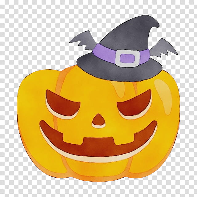 Halloween Witch Hat, Watercolor, Paint, Wet Ink, Jackolantern, Halloween , Obake, Kappa transparent background PNG clipart