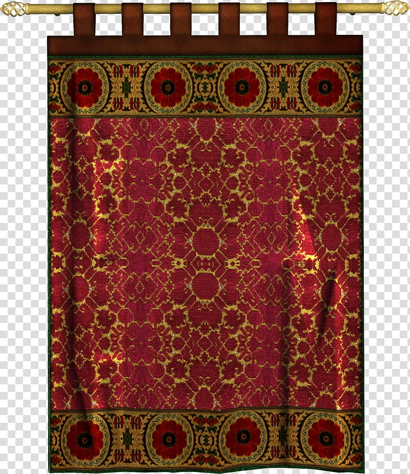Furniture , red and brown curtain illustration transparent background PNG clipart