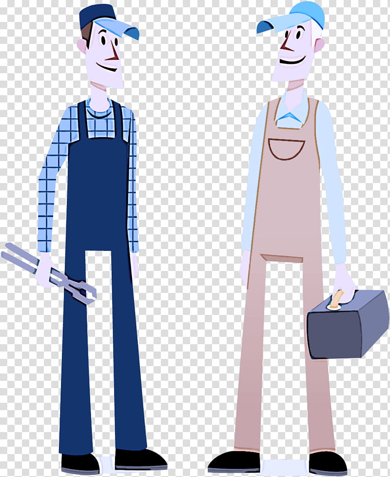 standing cartoon uniform transparent background PNG clipart