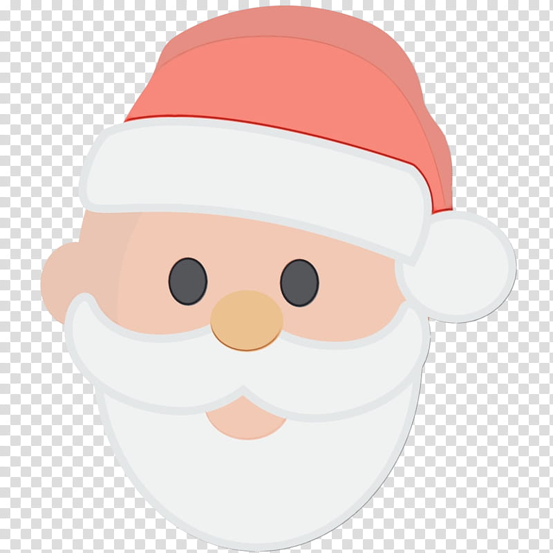 Santa Claus, Watercolor, Paint, Wet Ink, Santa Claus M, Headgear, Cartoon, Nose transparent background PNG clipart