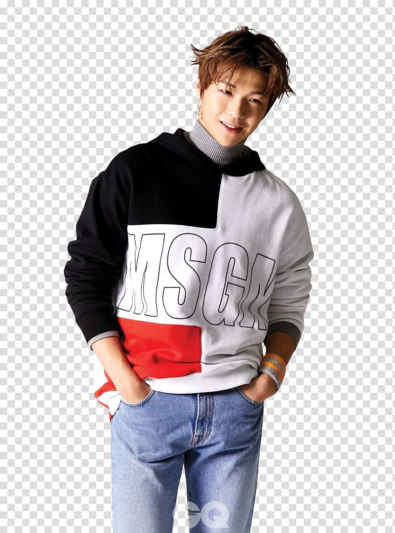KANG DANIEL WANNA ONE , man wearing blue jeans transparent background PNG clipart