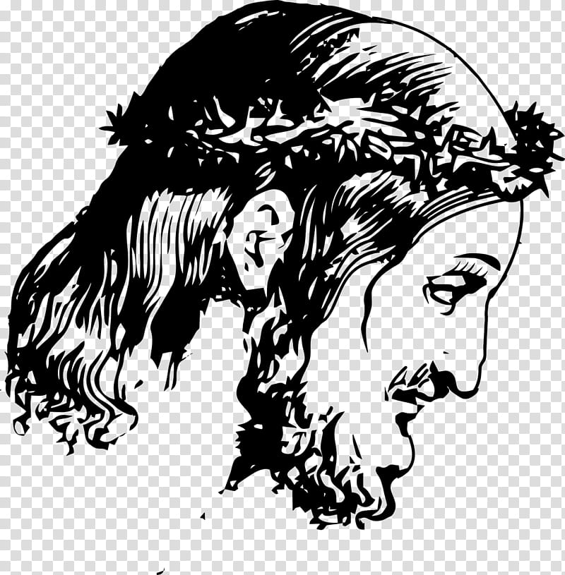 Jesus Christ, Bible, Religion, Christianity, Crown Of Thorns, Nativity Of Jesus, Resurrection Of Jesus, Drawing transparent background PNG clipart