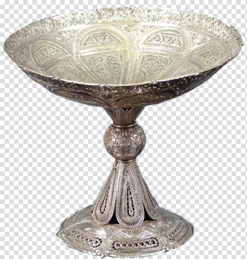 Silver Chalices, brass-colored metal footed bowl transparent background PNG clipart