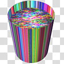Plasma Gradient Tumbler Icons, plFosrmwc_x, cylindrical green and pink illustration transparent background PNG clipart