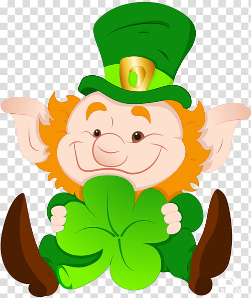 Saint Patricks Day, Leprechaun, March 17, Shamrock, Irish People, Holiday, Green, Leaf transparent background PNG clipart