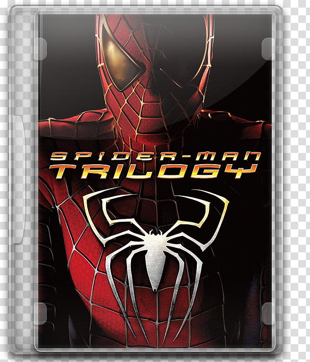 The Spiderman Trilogy DVD Case Icon transparent background PNG clipart