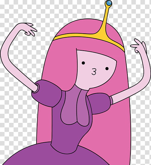 Adventure Time, Adventure Princess Bubblegum making peace sign transparent background PNG clipart
