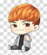 Exo Lay Chibi transparent background PNG clipart