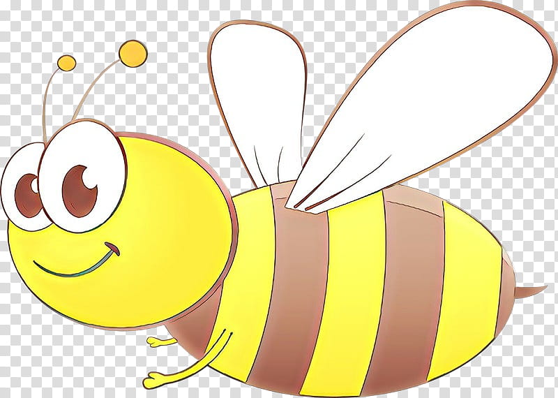 Bumblebee, Cartoon, Honeybee, Yellow, Insect, Membranewinged Insect, Pollinator transparent background PNG clipart