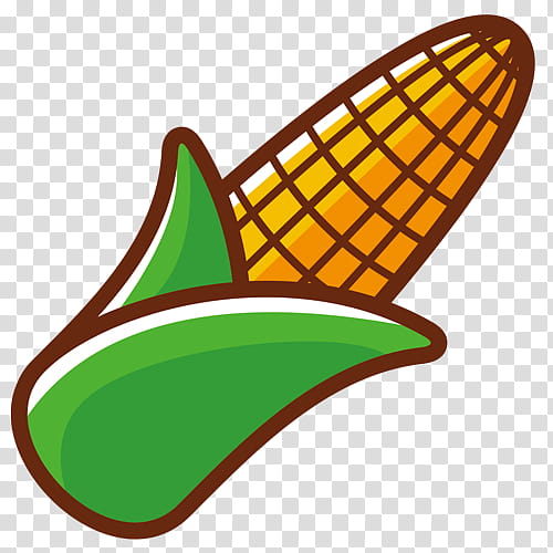 Corn, Five Grains, Cartoon, Line Art, Area, Shoe, Food transparent background PNG clipart