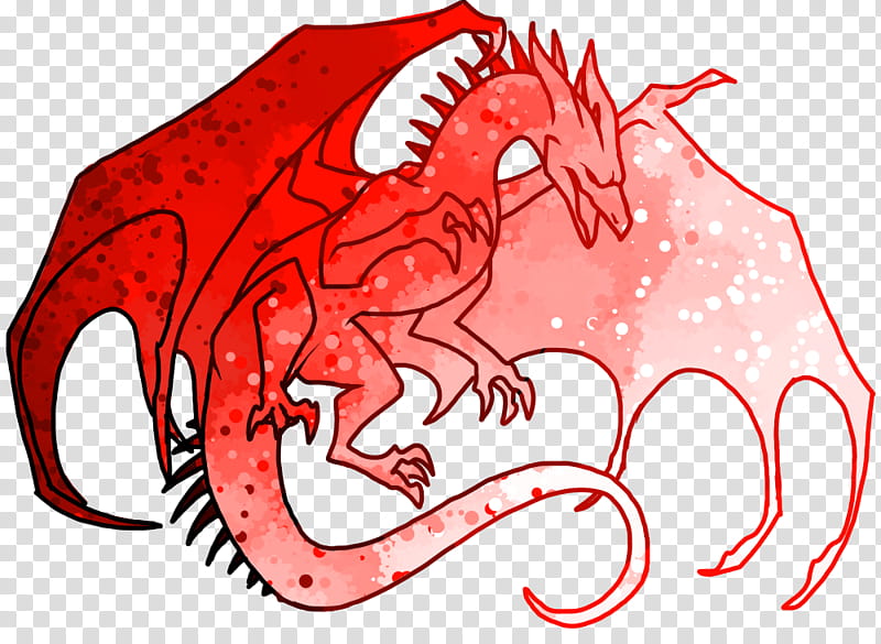 Animal, Dragon, Red, Head, Claw, Jaw, Animal Figure transparent background PNG clipart